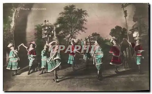 Cartes postales Les fleurs polonaises Danse Pologne