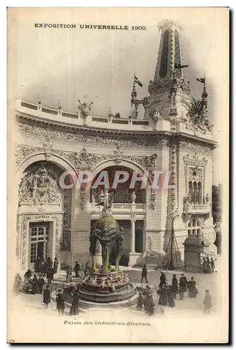 Cartes postales Paris Exposition universelle Palais des industriess diverses