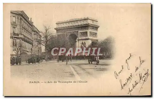 Cartes postales Paris L Arc de Triomphe de L Etoile