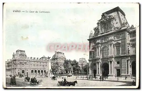 Cartes postales Paris La Cour du Carrousel