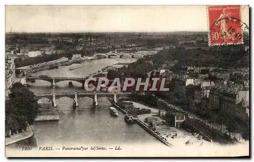 Cartes postales Paris Panorama Sur La Seine