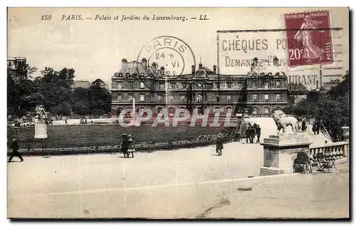 Cartes postales Paris Palais et Jardin du Luxembourg