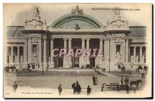 Ansichtskarte AK Expostion Universelle 1900 Facade Du Grand Palais