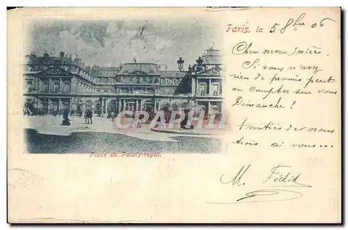 Cartes postales Paris Le Place du Palais Royal