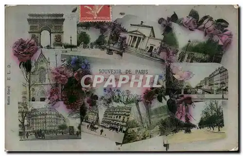 Cartes postales Souvenir De Paris 17eme