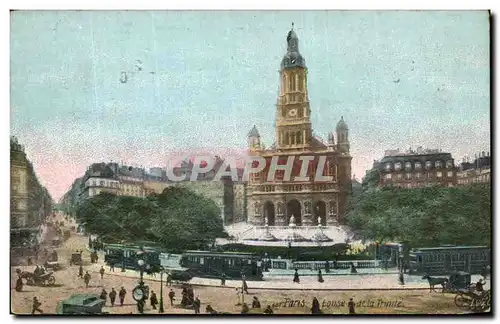 Ansichtskarte AK Paris Eglise de La Trinite