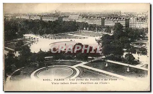 Ansichtskarte AK Paris Vue Prise du Pavillon de Flore