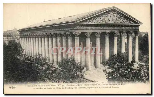 Cartes postales Paris La Madeleine