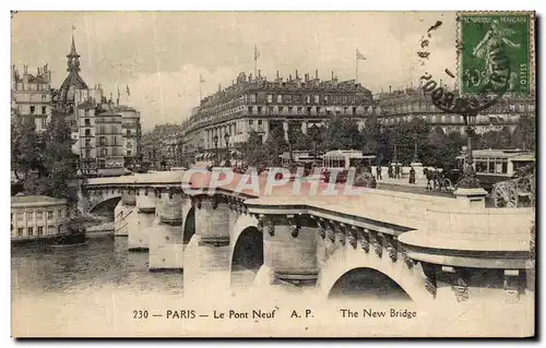 Cartes postales Paris Le Pont Neuf