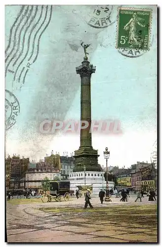 Cartes postales Paris Place de la Bastille