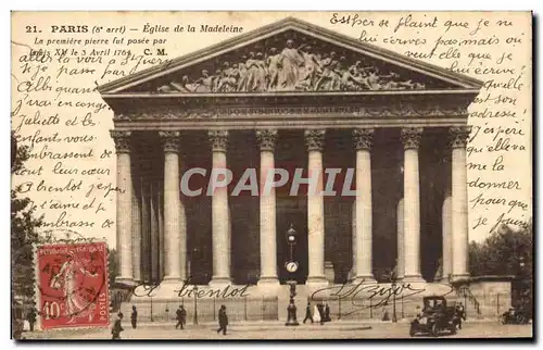 Cartes postales Paris Eglise de La Madeleine