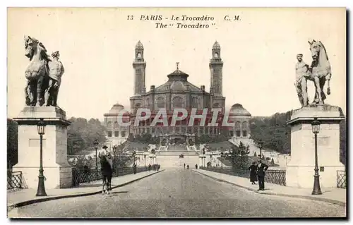 Cartes postales Paris Le Trocadero