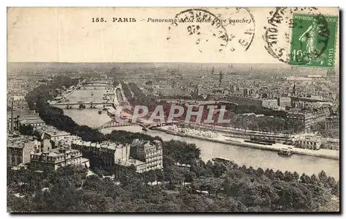 Cartes postales Paris Panorama de la Seine rive Gauche