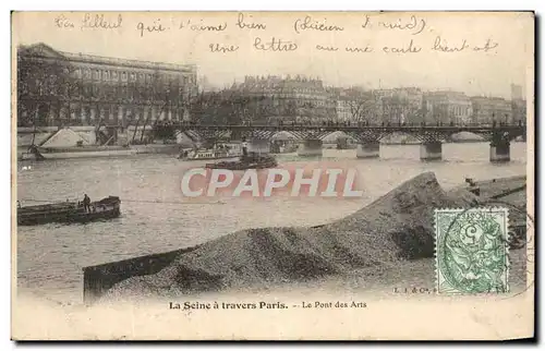 Ansichtskarte AK Paris La Seine a Travers Paris Le Pont des Arts