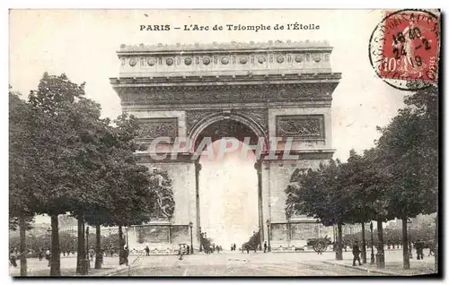 Cartes postales Paris L Arc de Triomphe de l Etoile