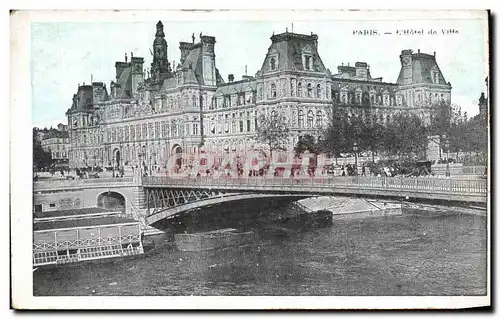 Cartes postales Paris L Hotel de Ville