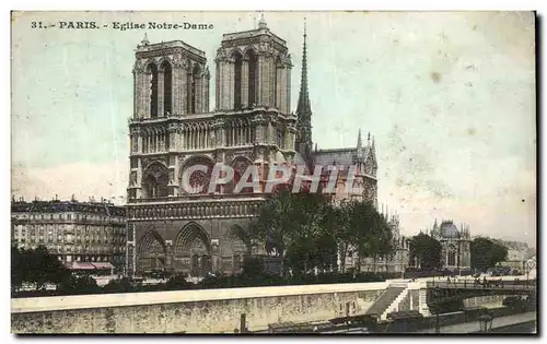 Cartes postales Paris Eglise Notre Dame