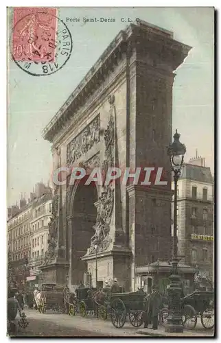 Cartes postales Paris Porte Saint Denis