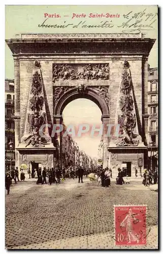 Cartes postales Paris Porte Saint Denis