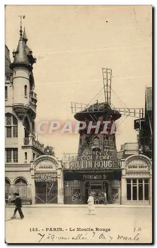 Cartes postales Paris Le Moulin Rouge