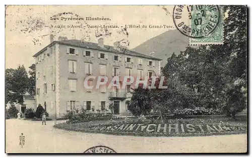 Cartes postales Vallee D Aspe Saint Christau L Hotel du Grand Turc