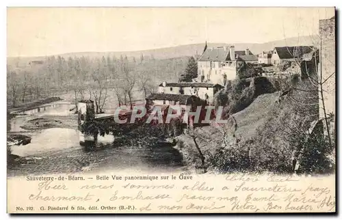 Cartes postales Sauveterre de Bearn Belle Vue Panoramique Sur le Gave