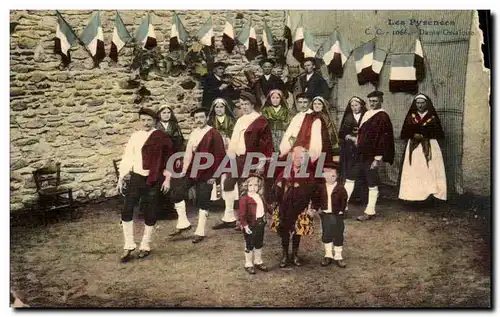 Ansichtskarte AK Les Pyrenees Danse Ossaloise Folklore