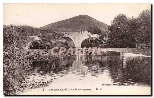 Ansichtskarte AK Ascain Le Pont Romain