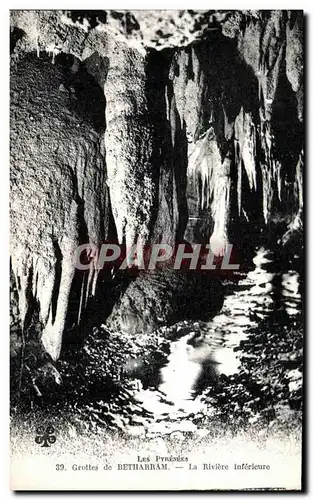 Cartes postales Grottes de Betharram La Riviere Inferieure