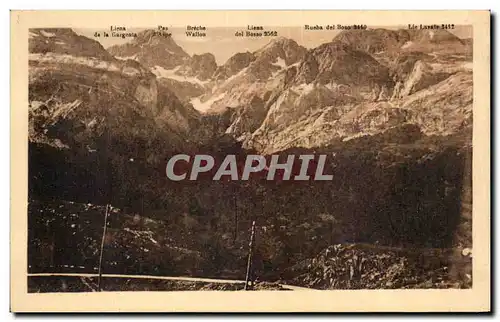 Cartes postales Urdos Route du Somport et massif d Aspe