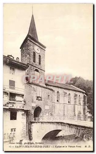 Cartes postales Saint Jean Pied de Port L Eglise et le Vieux Pont