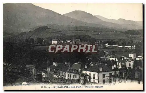 Cartes postales Saint Jean Pied de Port Route d Espagne