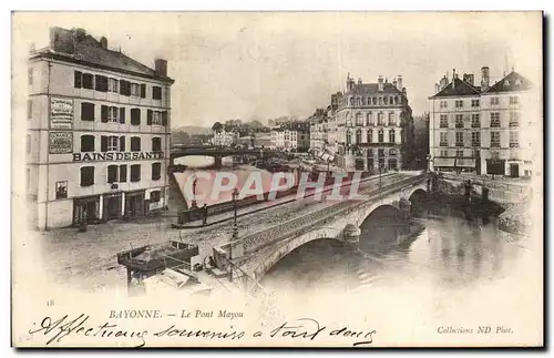 Cartes postales Bayonne Le pont Mayou