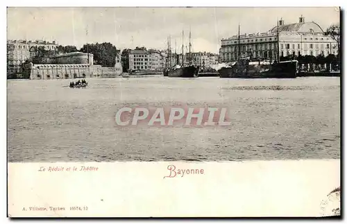 Cartes postales Bayonne Le reduit et le theatre Bateaux