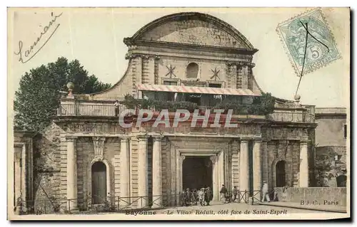 Cartes postales Bayonne Le Vieux Reduit cote face de Saint Esprit