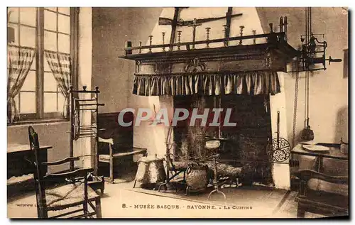 Cartes postales Musee Basque Bayonne La Cuisine