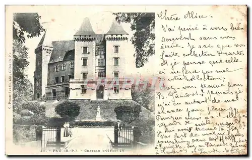 Cartes postales Pau Chateau D Henri IV