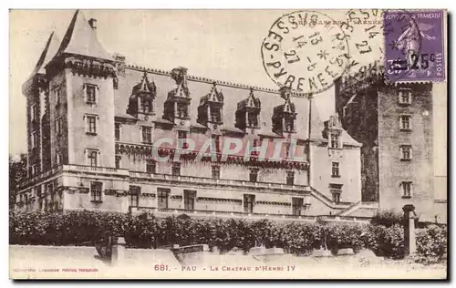 Cartes postales Pau Le Chateau D Henri IV