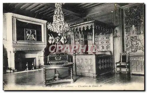 Cartes postales Pau Le Chateau Chambre De Henri IV