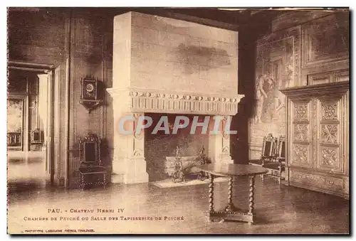 Ansichtskarte AK Pau Le Chateau Chambre de Psyche ou salle des tapisseries de Psyche