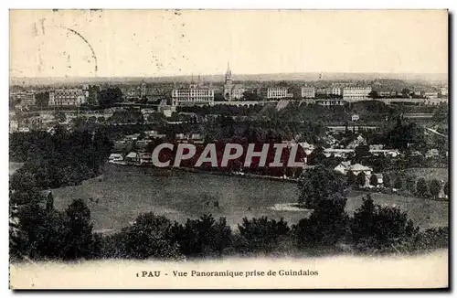 Cartes postales Pau Vue Panoramique Prise de Guindalos