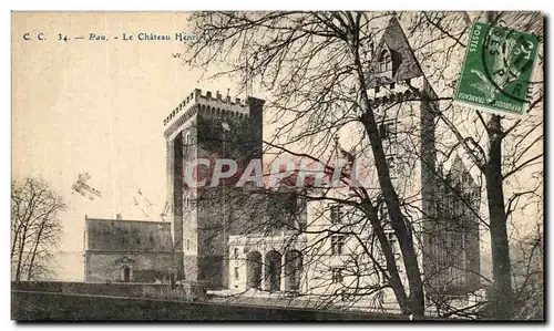 Cartes postales Pau Le Chateau Henri IV