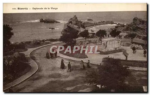 Ansichtskarte AK Biarritz Esplanade De La Vierge