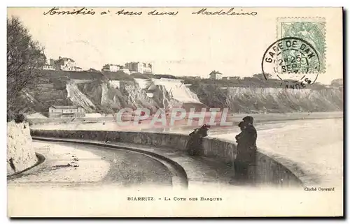 Cartes postales Biarritz La Cote Des Basques