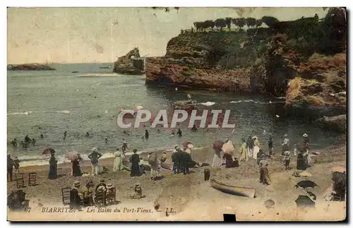 Cartes postales Biarritz Les Bains Du Port Vieux
