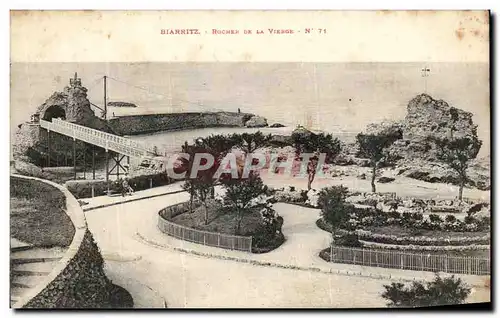 Cartes postales Biarritz Rocher De La Vierge