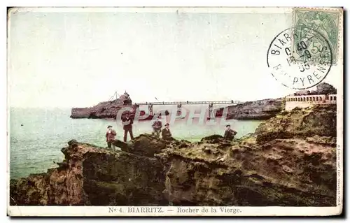 Cartes postales Biarritz Rocher de La Vierge