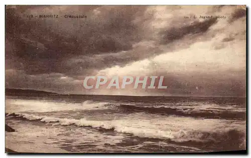 Cartes postales Biarritz Crepuscule