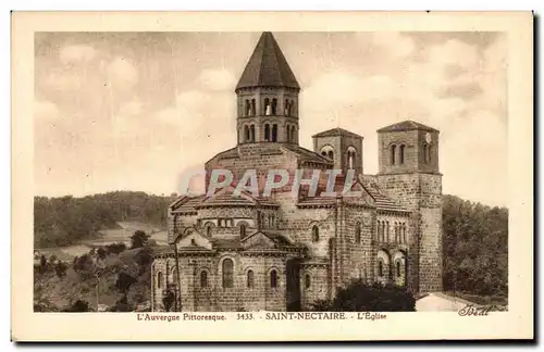 Cartes postales Auvergne Saint Nectaire L Eglise