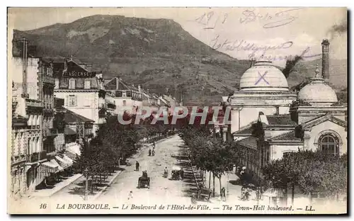 Cartes postales La Bourboule Le Boulevard de l Hotel de Ville